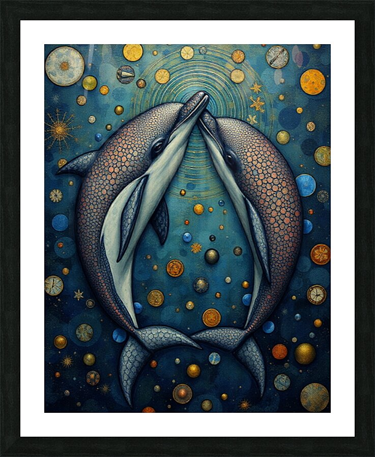 Dolphins 2025 05 19 14 47 15 Picture Frame print
