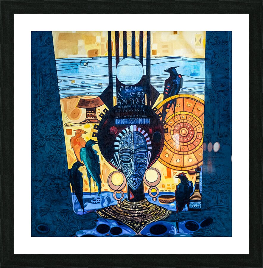 Oracle of Origins Picture Frame print