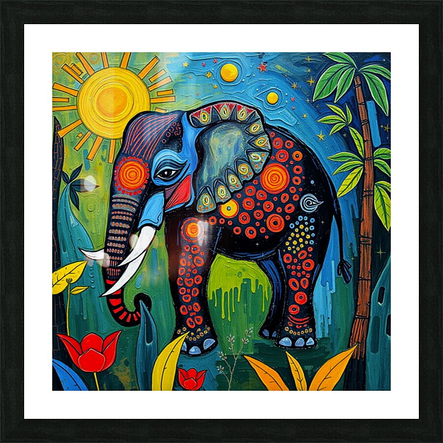 Elephant 2025 05 20 15 24 57 Picture Frame print