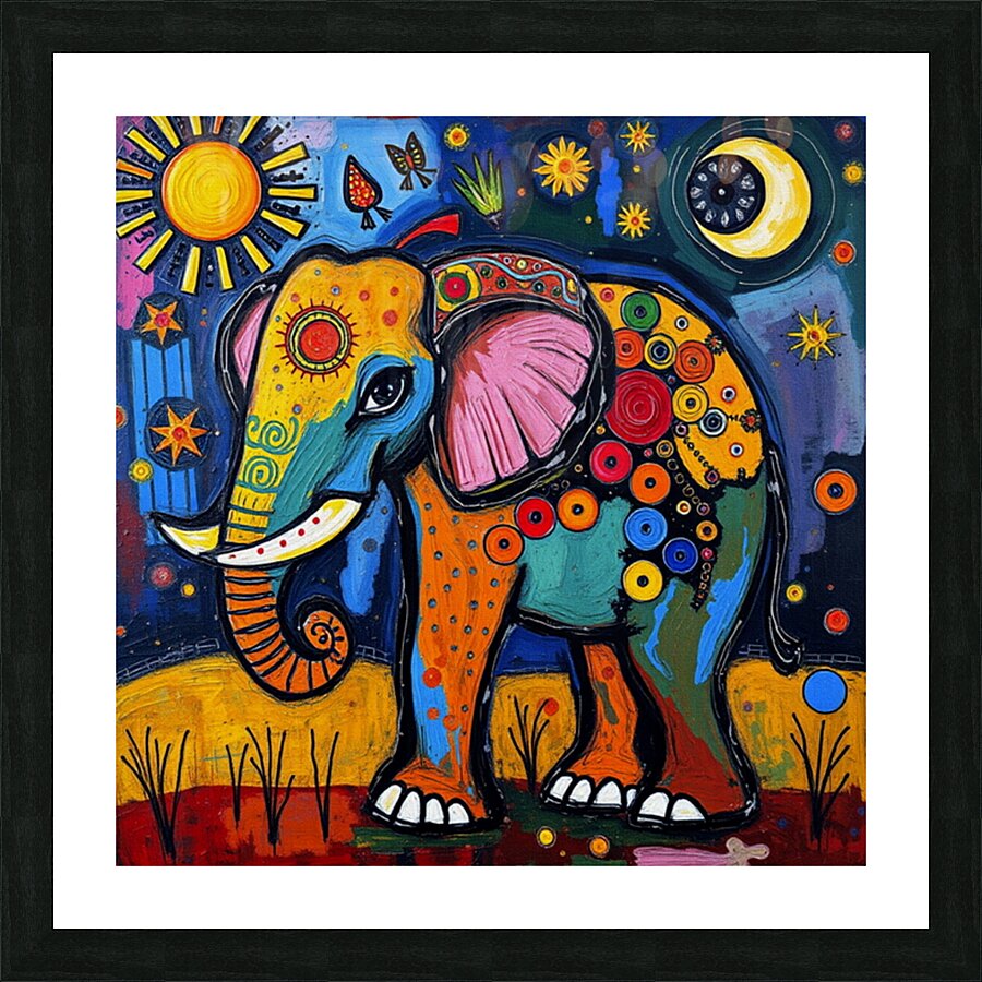 Elephant 2025 05 20 15 23 30 Picture Frame print