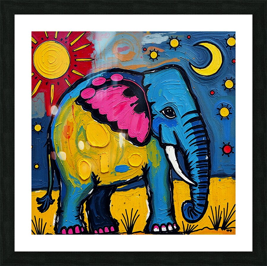 Elephant 2025 05 20 15 18 21 Picture Frame print