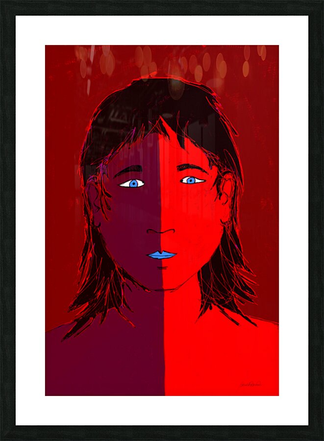 I AM ME AND I AM HOT  Framed Print Print