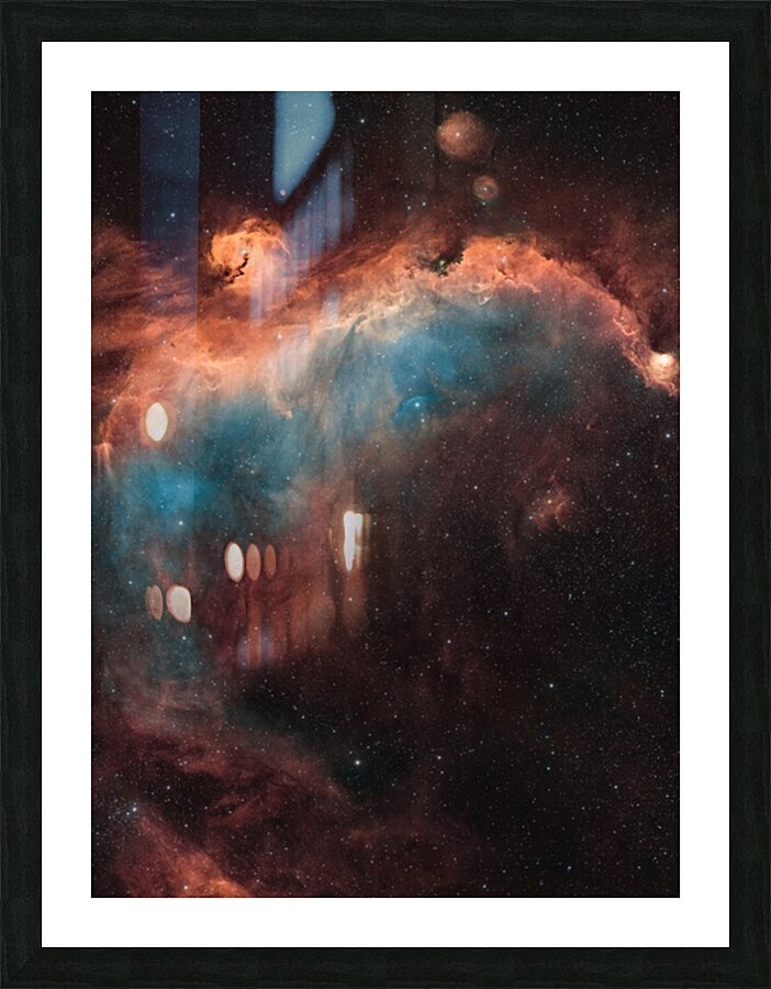 Seagull Nebula Picture Frame print
