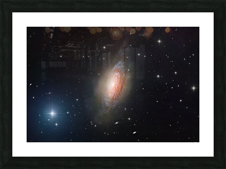 Bubble Galaxy Picture Frame print