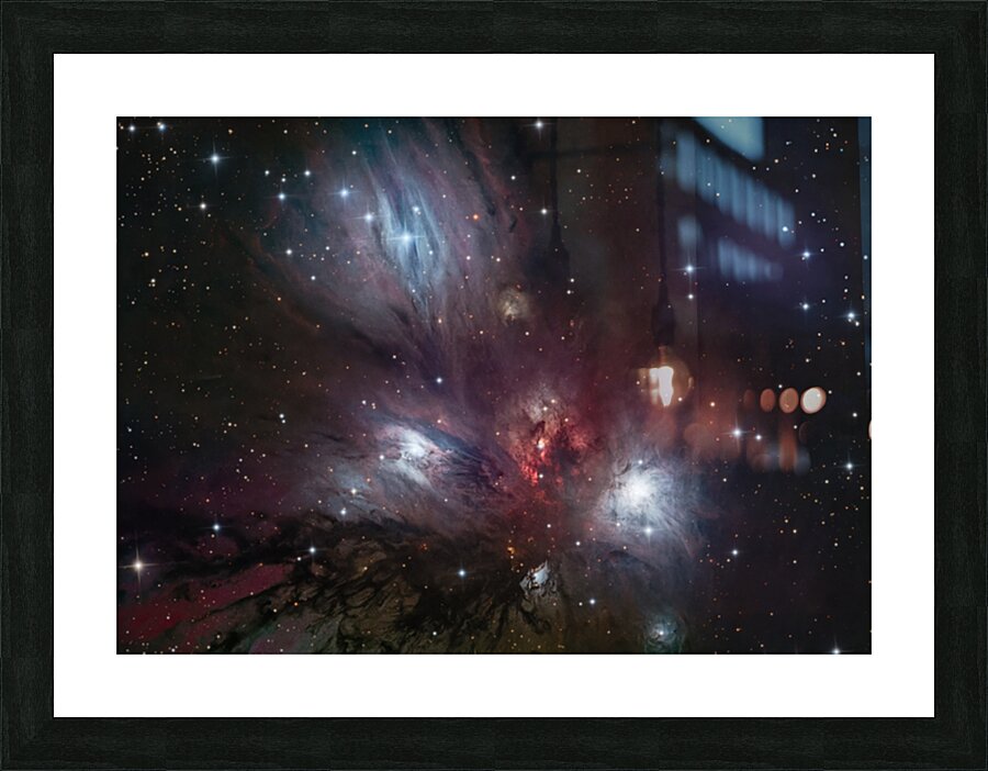 Angel Nebula Picture Frame print