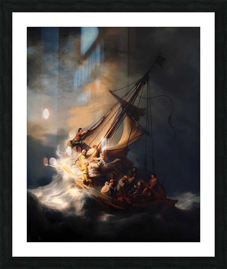 The Storm on the Sea of Galilee   Framed Print Print