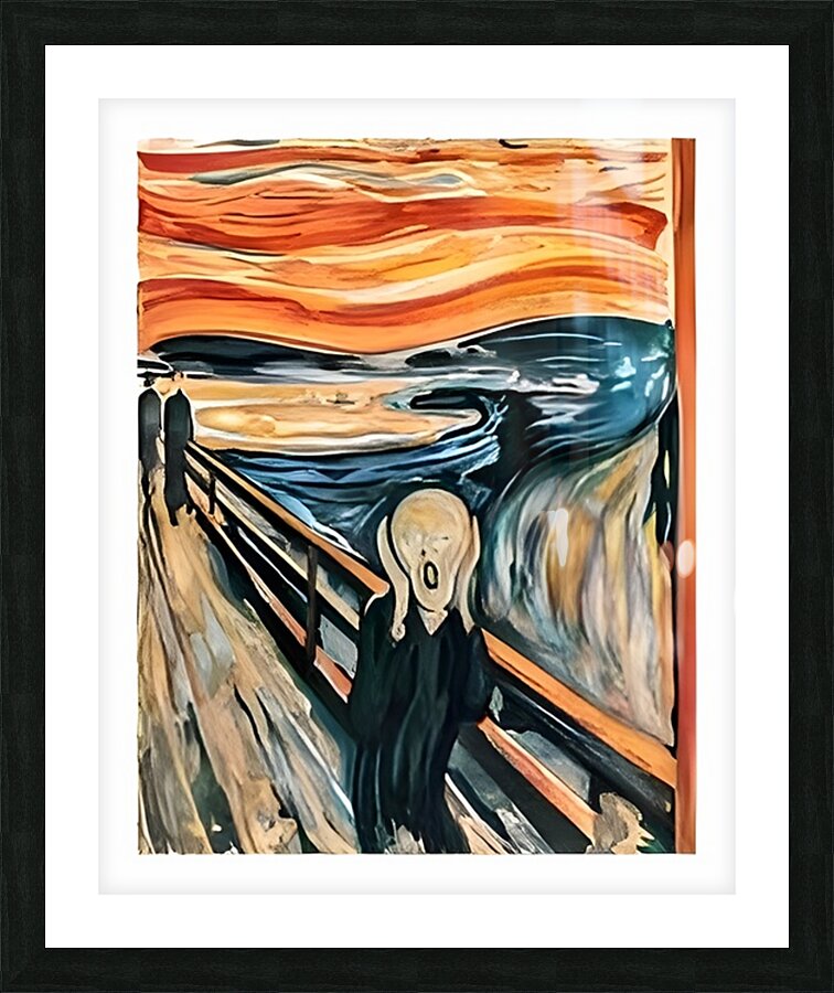 The Scream   Framed Print Print