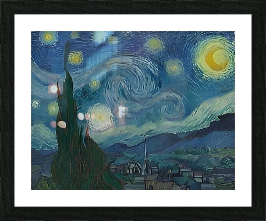 The Starry Night   Framed Print Print