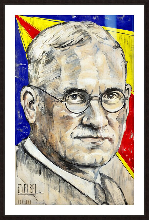 1930s James Naismith Kansas Basketball Art Picture Frame print