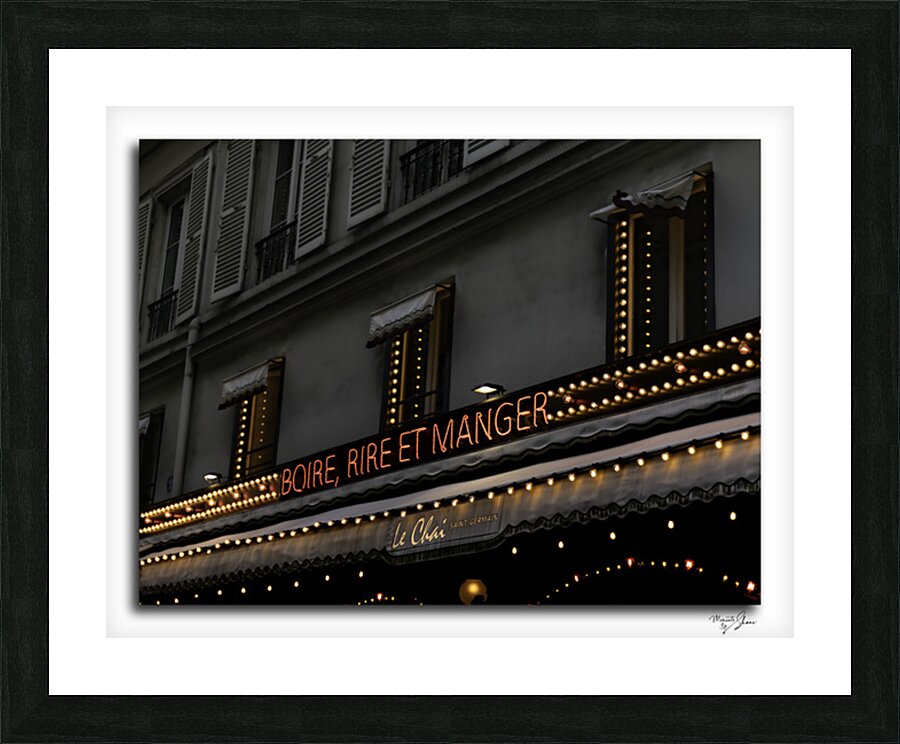 An Evening in Paris  Framed Print Print