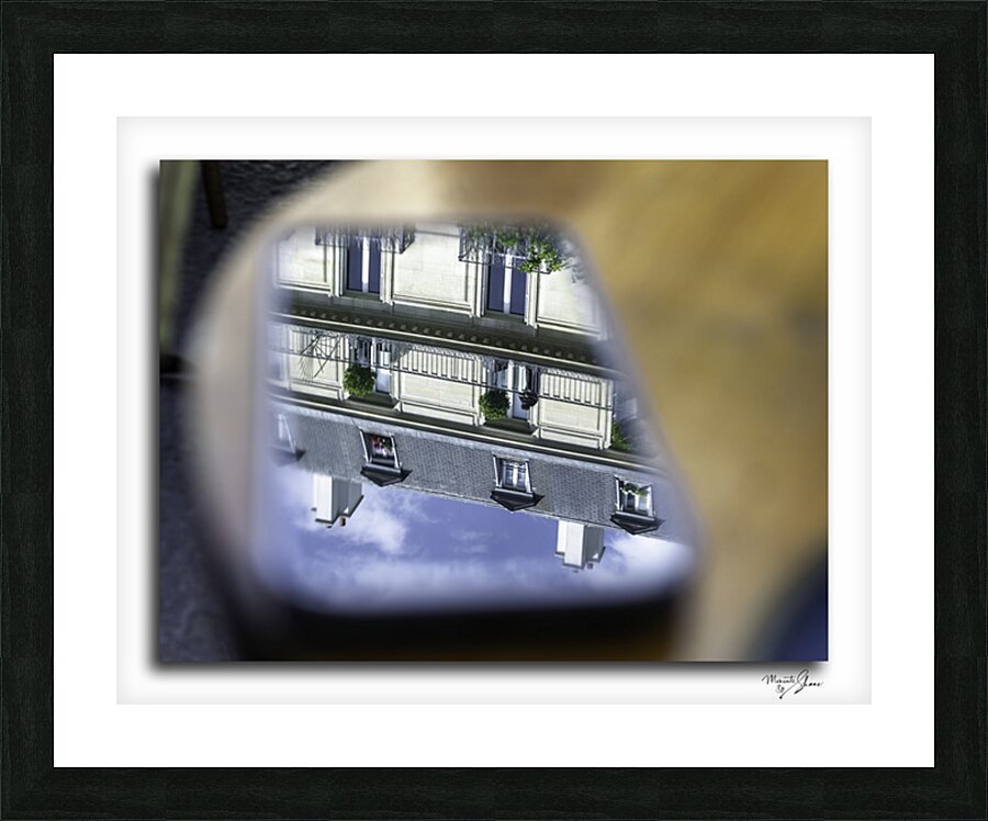 Reflecting the Past  Framed Print Print