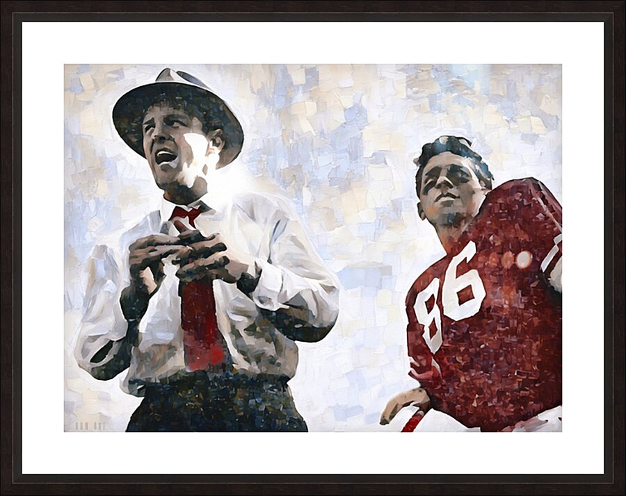 Bud Wilkinson OU Sooners Football Art Picture Frame print