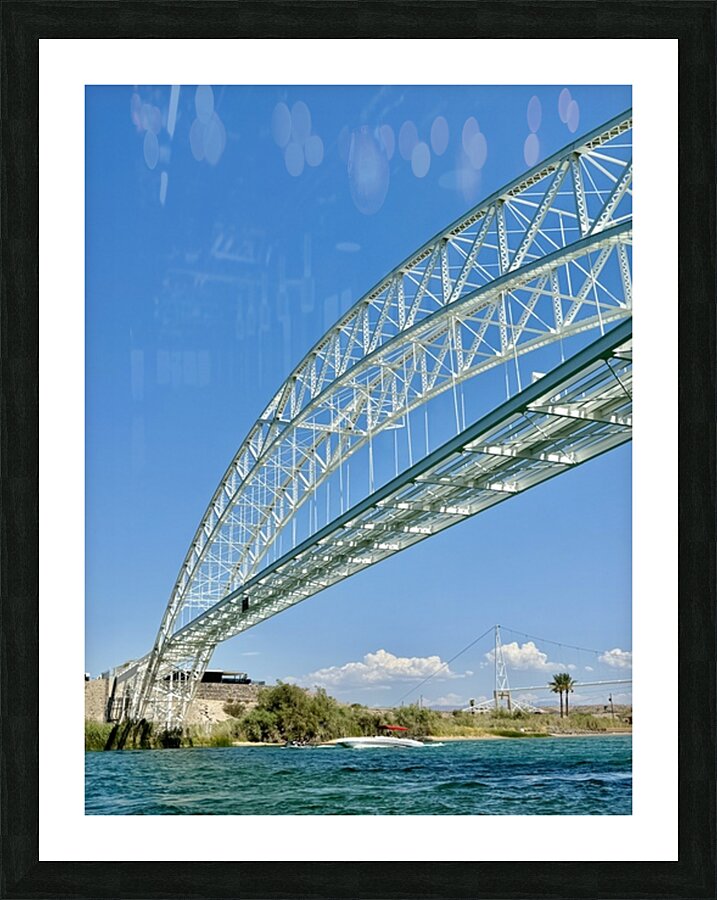 The bridge at Topock Picture Frame print