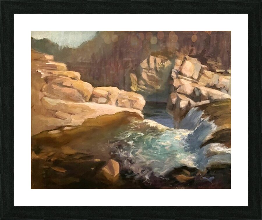 Mountain Falls   Picture Frame print