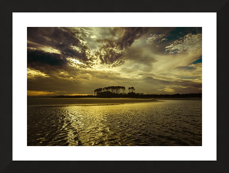 Myrtle Beach Intracoastal Waterway Sunset Picture Frame print