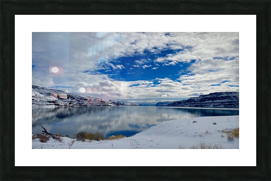 Winter Cove -2 Picture Frame print