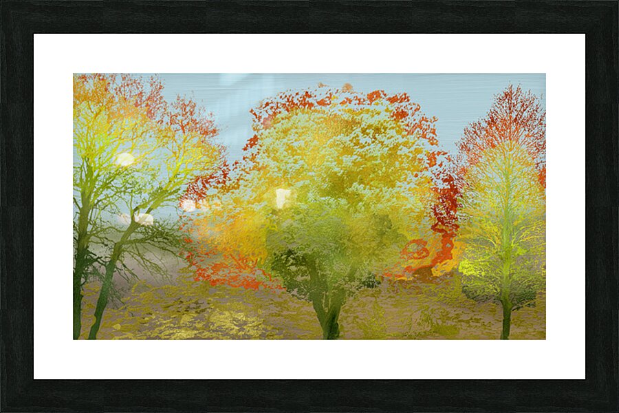 Golden Season Picture Frame print