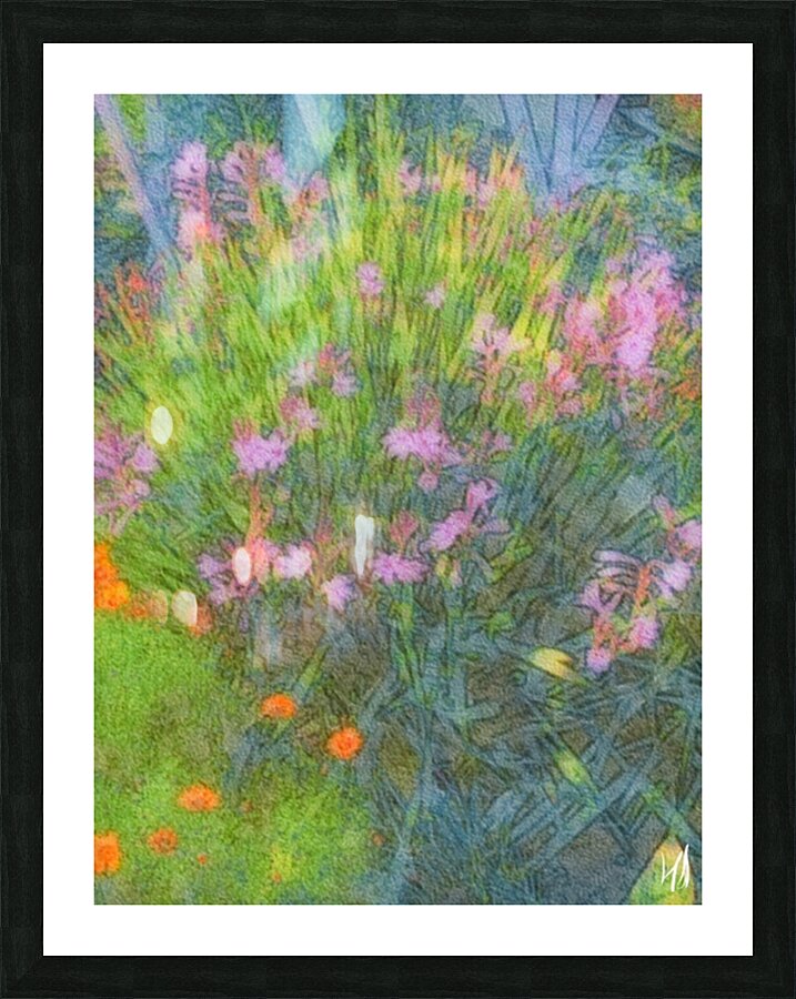 english garden Picture Frame print