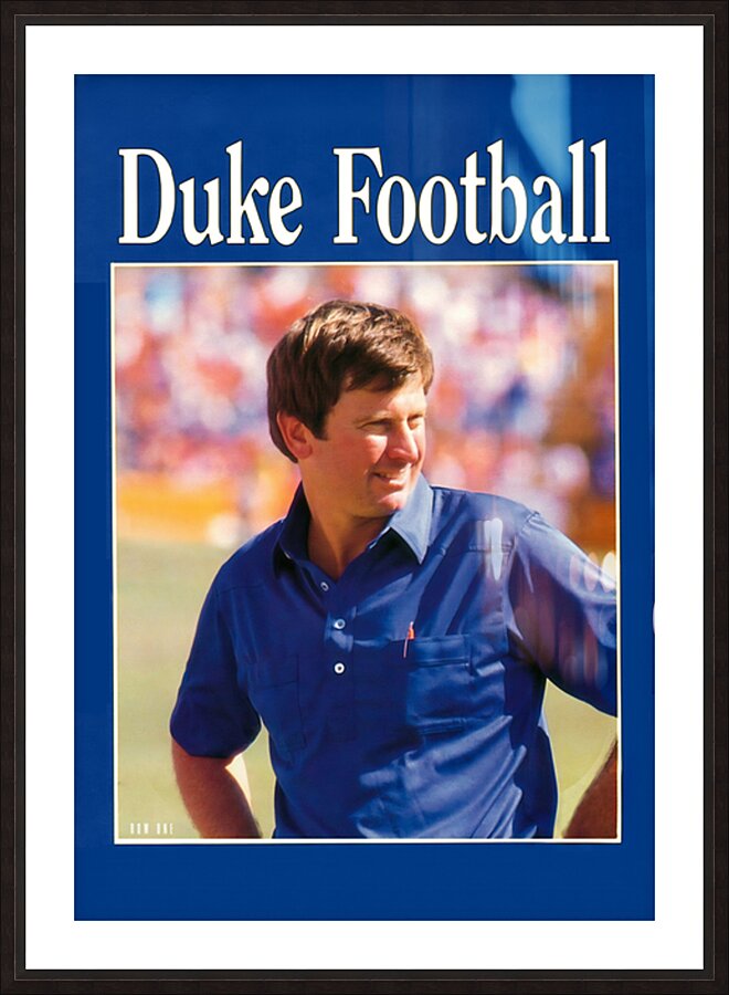 1988 Duke Football Art Picture Frame print