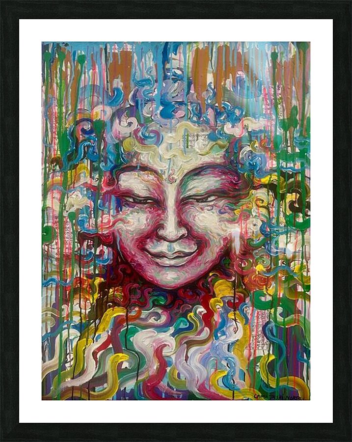 Synesthysia Buddha Picture Frame Printing