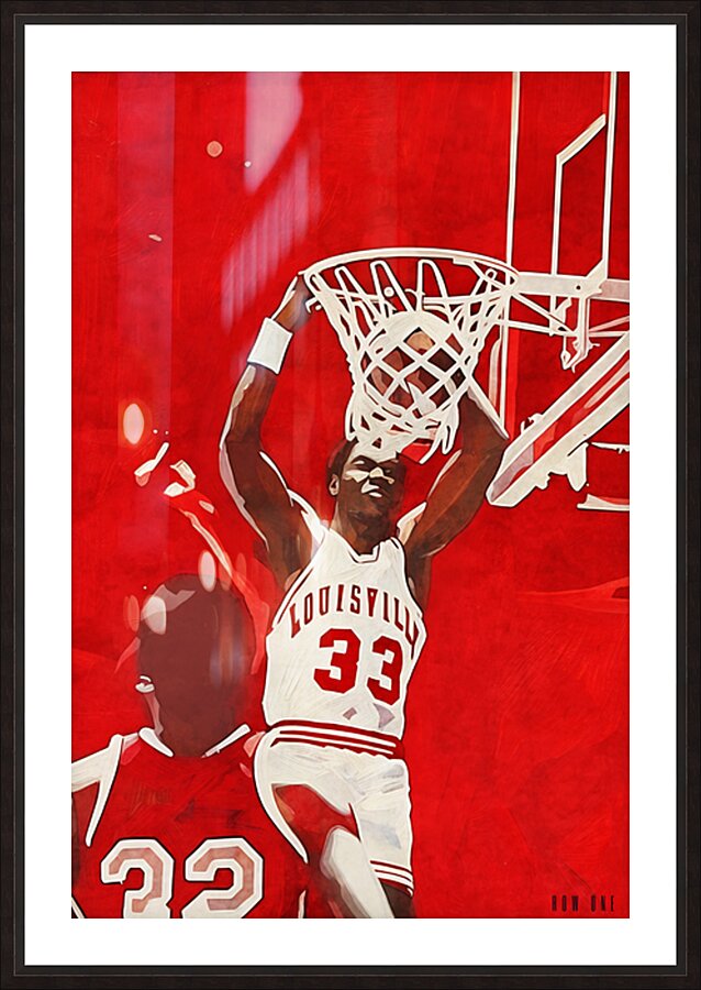1980 Louisville Dunk Picture Frame print