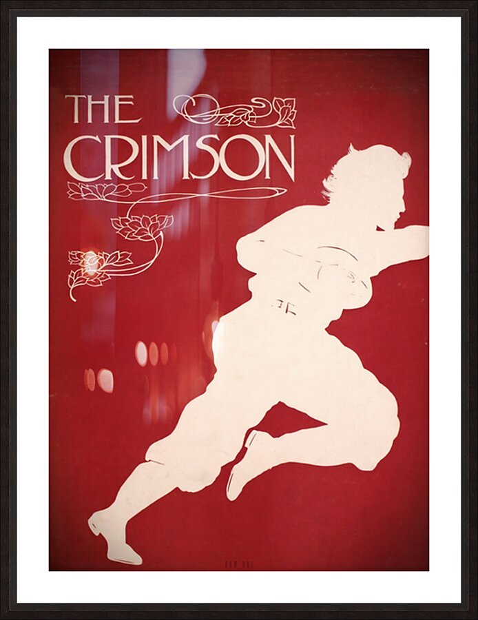 Early 1900s Harvard Football Art Picture Frame print