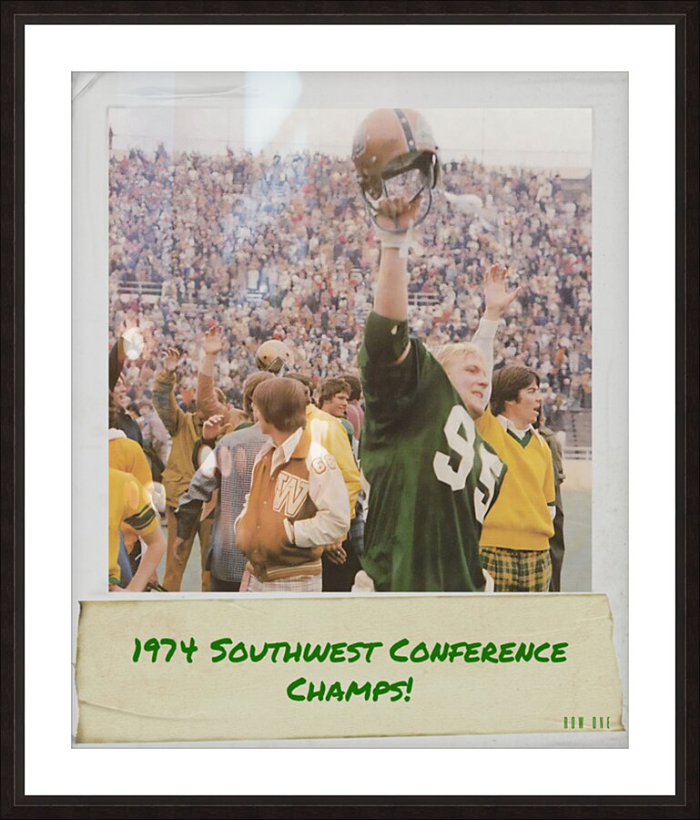 1974 Baylor Football Southwest Conference Champs Picture Frame print