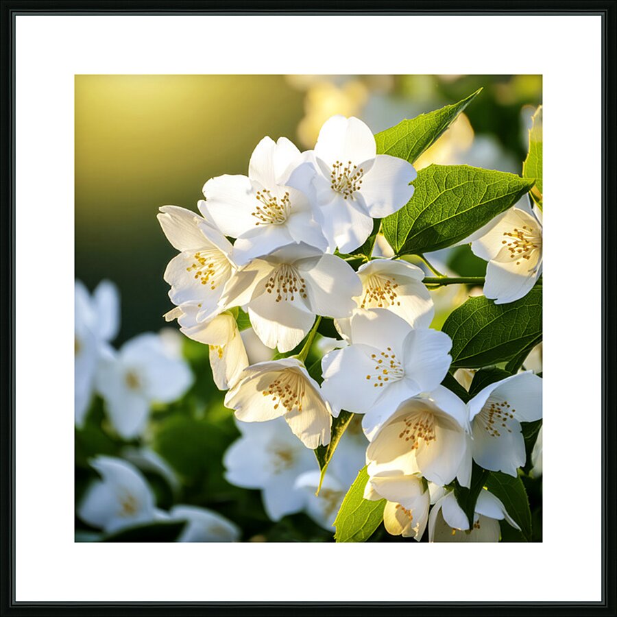 The Perfume of Jasmine Lingers Picture Frame print