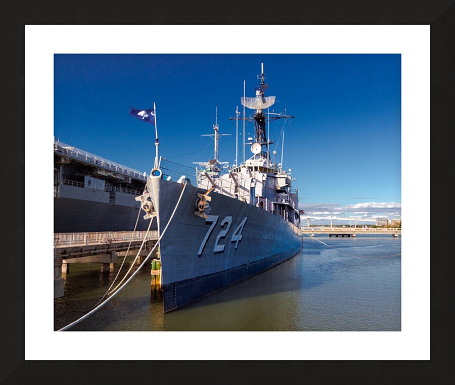 USS Laffey 724 Destroyer Picture Frame print