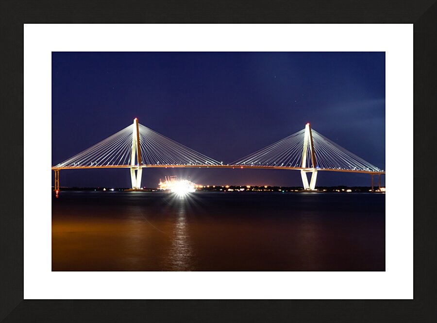 Charleston Bridge in Evening Picture Frame print