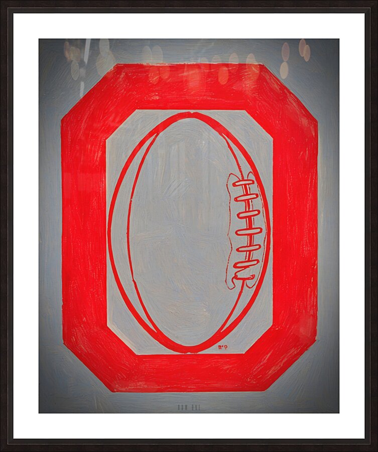 1903 Ohio State Football Art   Framed Print Print