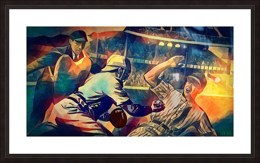 1947 Sunset Slide  Framed Print Print