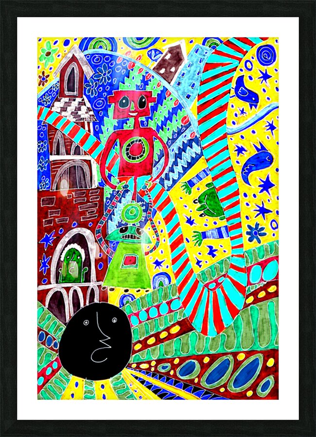 Abstract Surreal Imagination Picture Frame print