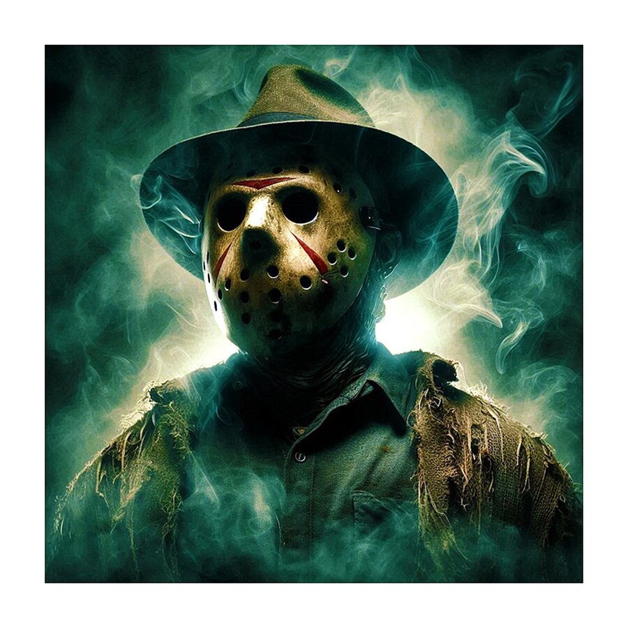 Fridaythe13th Picture Frame print