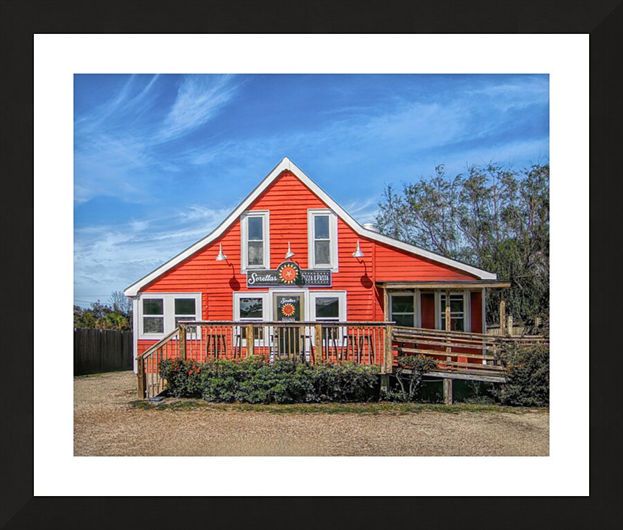 Ocracoke North Carolina Shop Picture Frame print