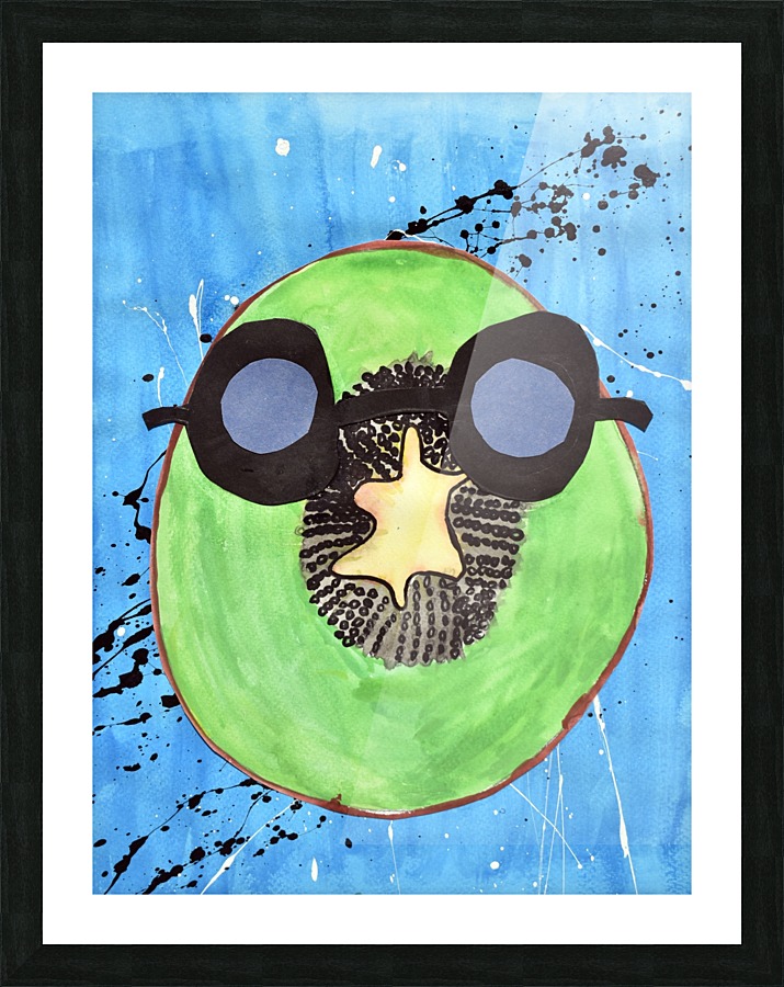 Kiwi Man. Michael D Picture Frame print
