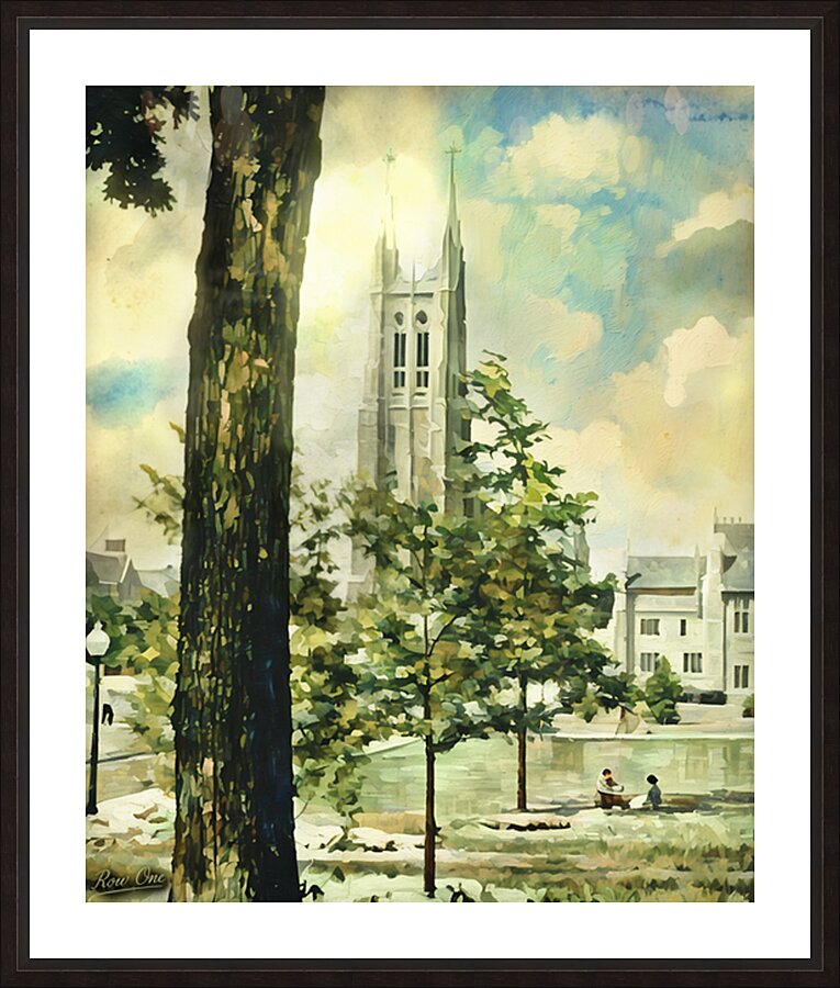 Duke University in 1937 Picture Frame print