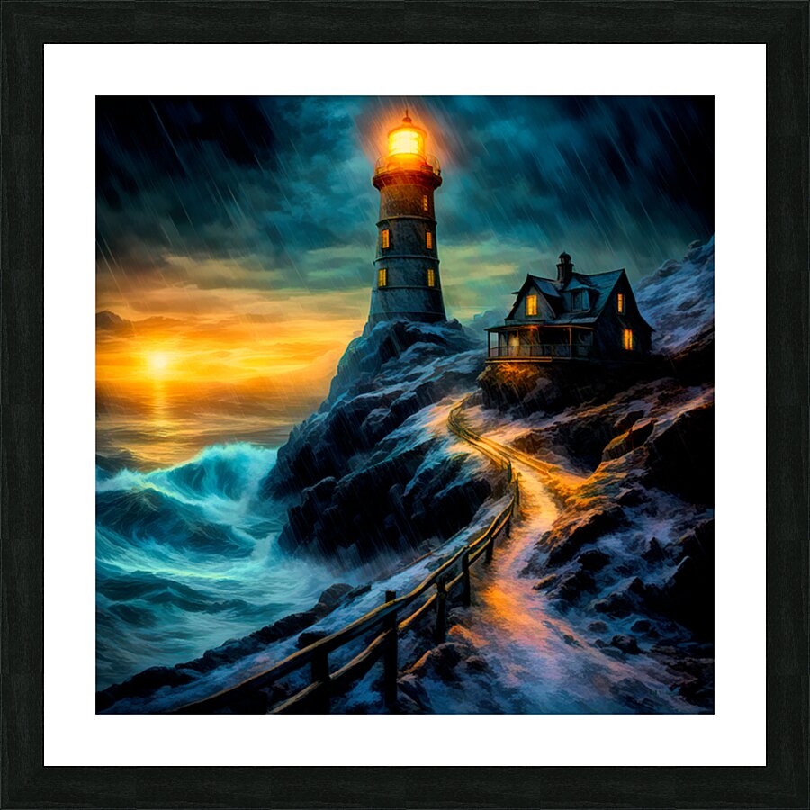 RETURNING THE LIGHT 2 Picture Frame print