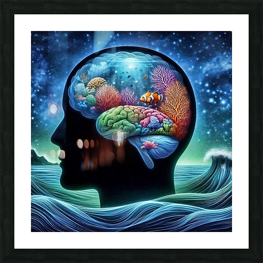 Braineeez 914 Picture Frame print