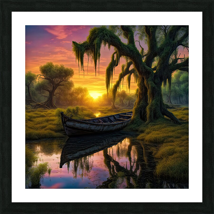 PIROGUE 2 Picture Frame print