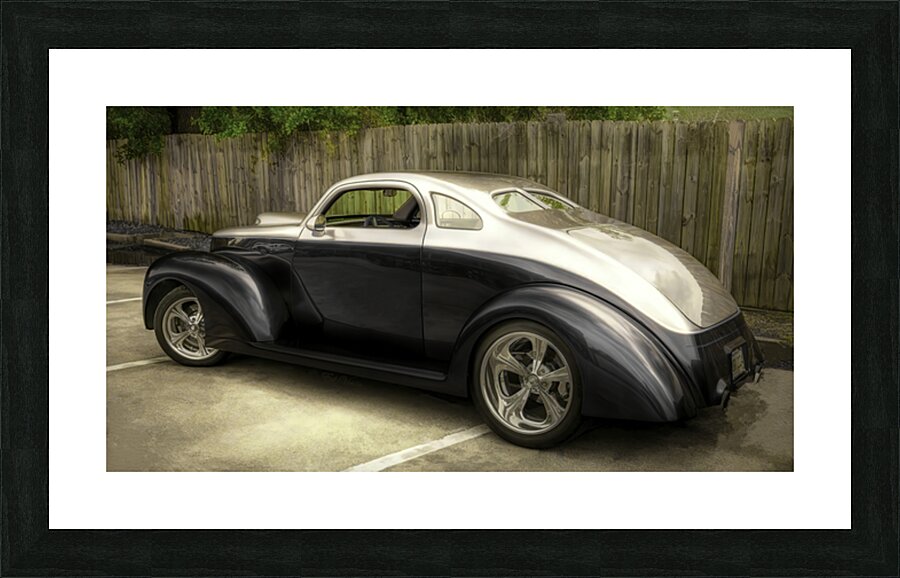 1940 FORD CUSTOM COUPE Picture Frame print