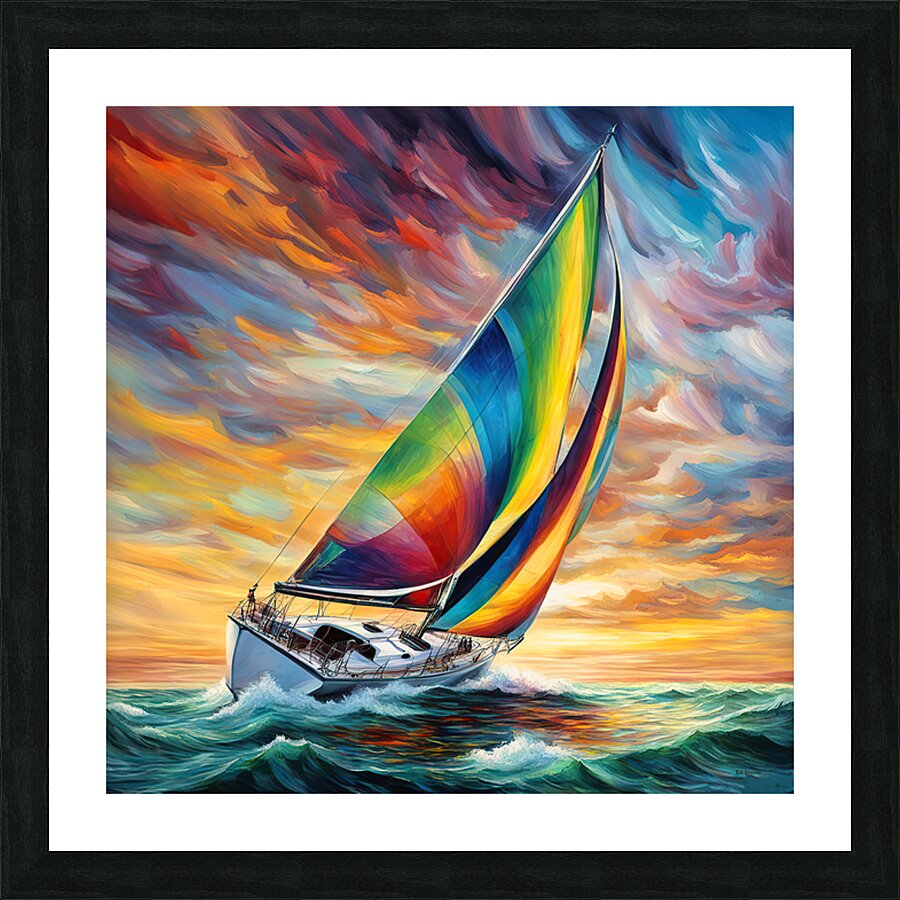 INTO THE TRIANGLE Picture Frame print