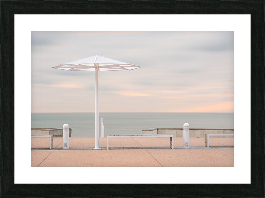 Shelter by the Sea Picture Frame print
