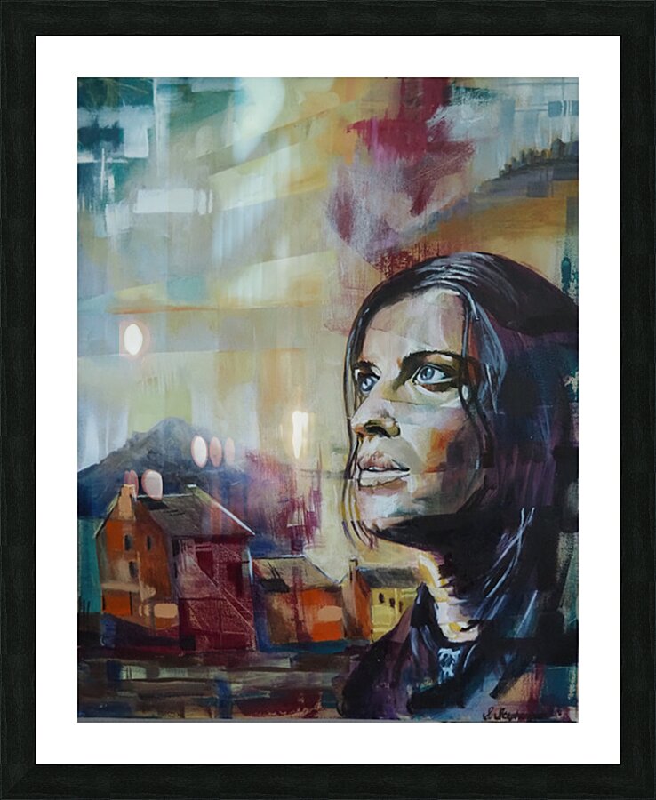 Fractured Picture Frame print