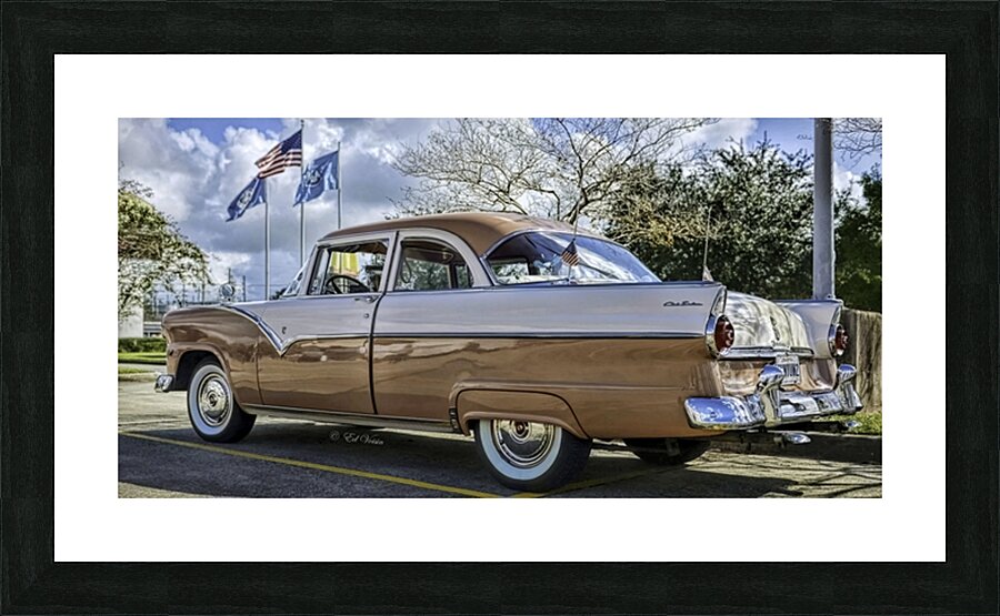  1955  FORD CLUB SEDAN Picture Frame print