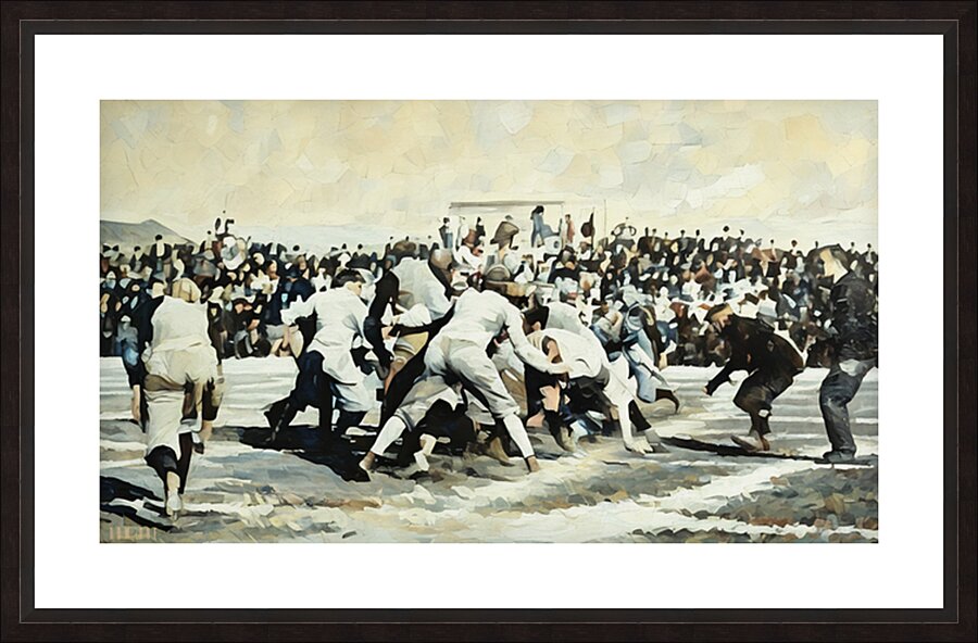 Early 1900s Colorado Buffaloes vs. Colorado College Tigers Picture Frame print