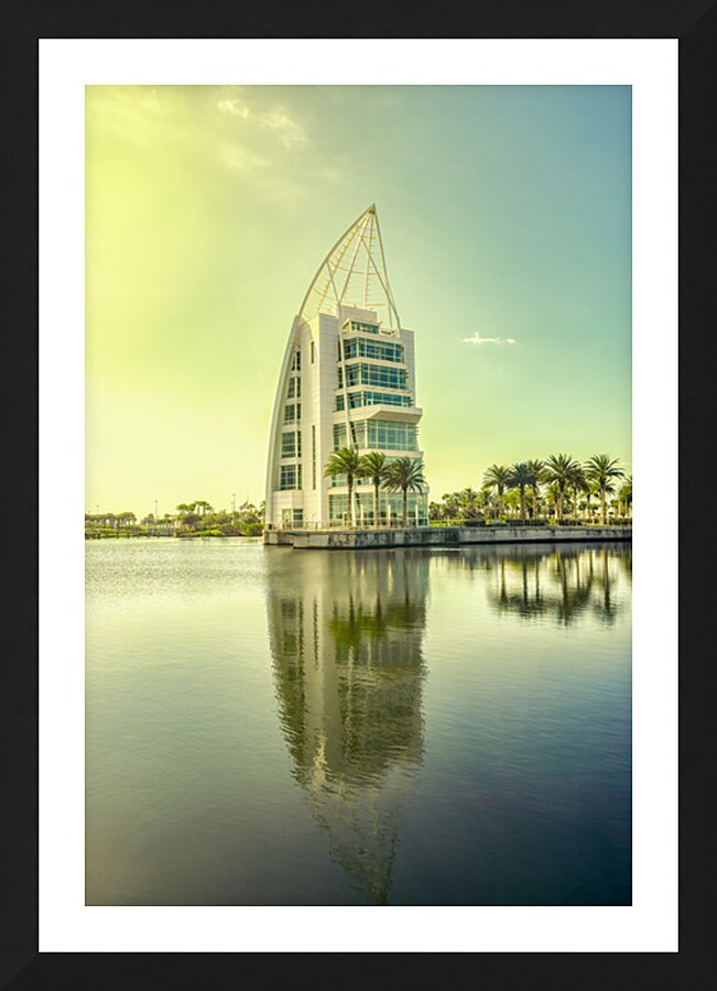 Exploration Tower Day View Picture Frame print