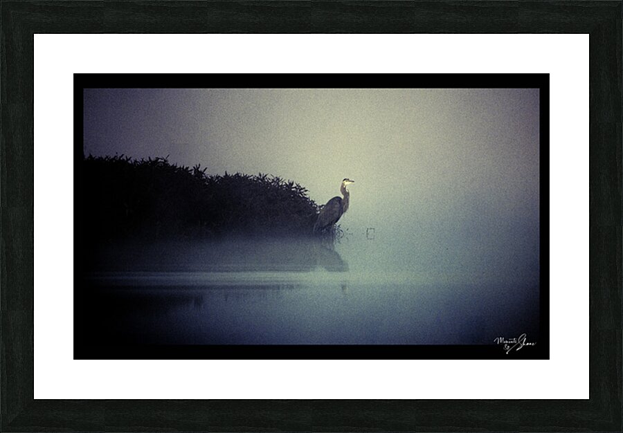 Artsy Blue Picture Frame print