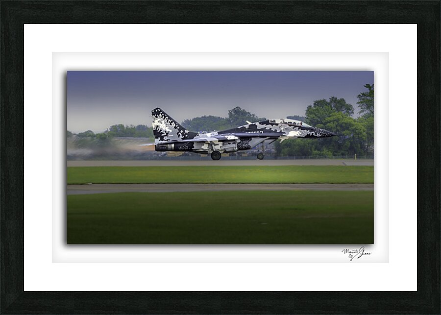 MiG 29 in Osh Picture Frame print