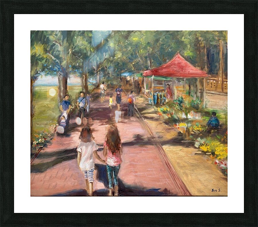 market Palic Picture Frame print